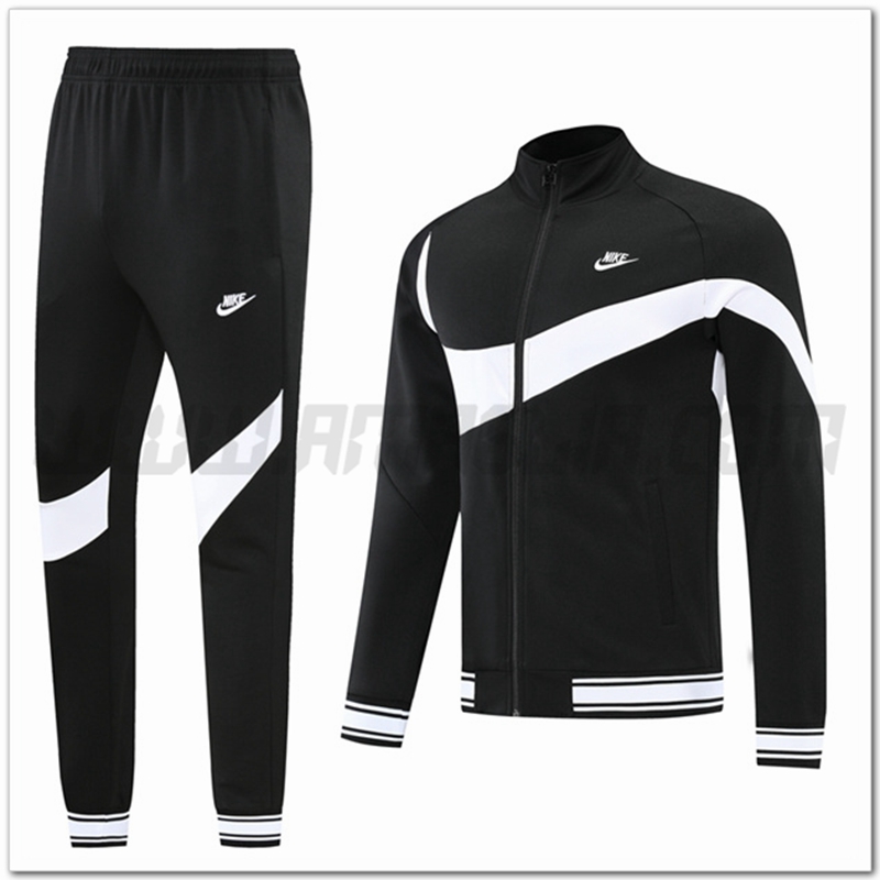Tuta Giacca Allenamento Nike Nero/Bianco 2022 2023
