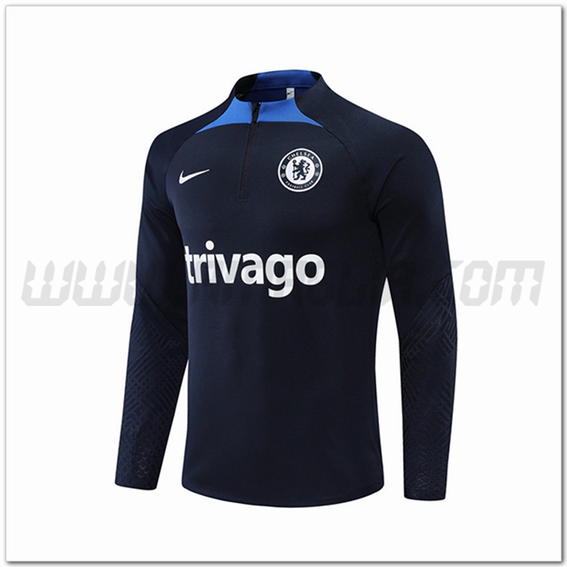 Felpa Allenamento FC Chelsea Nero 2022 2023