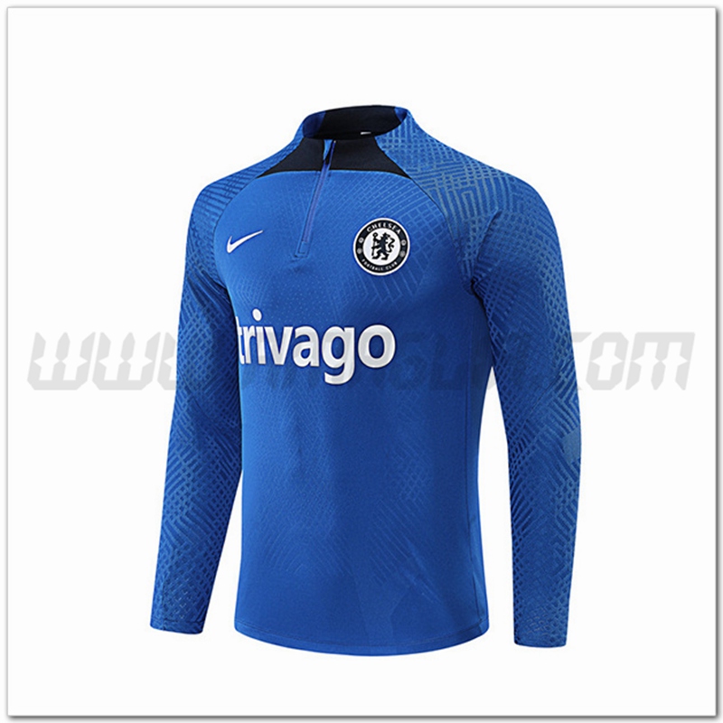 Felpa Allenamento FC Chelsea Blu/Nero 2022 2023
