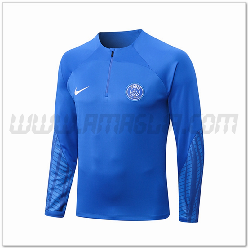 Felpa Allenamento PSG Blu 2022 2023