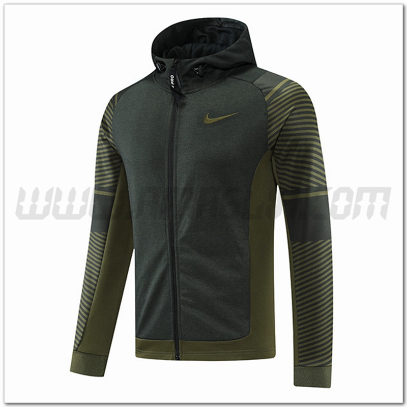 Giacca a vento Nike Verde Scuro 2022 2023