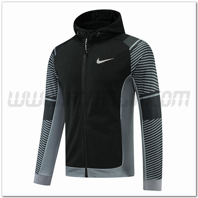 Giacca a vento Nike Nero/Grigio 2022 2023