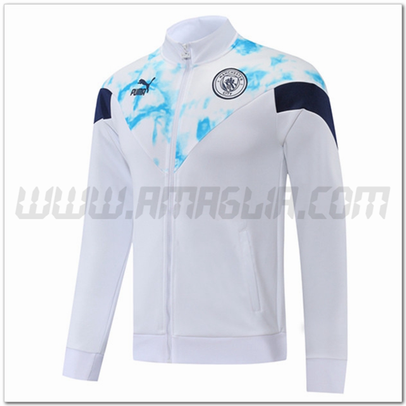 Giacca Calcio Marsiglia OM Bianco/Blu 2022 2023