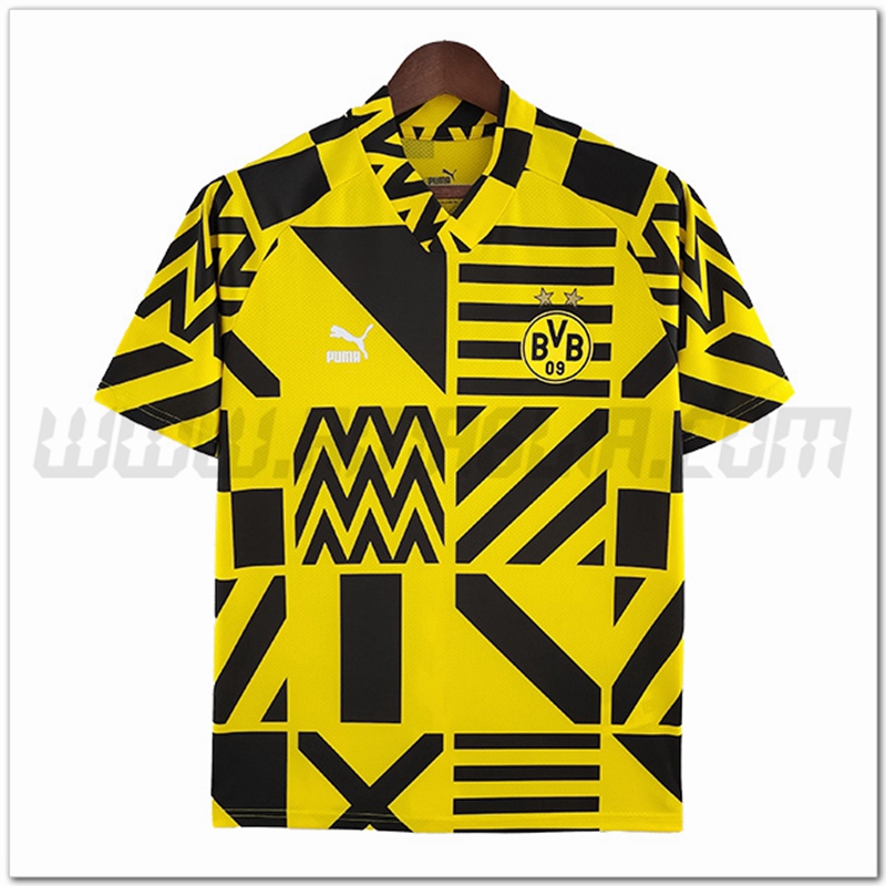 Maglia Allenamento Dortmund BVB Giallo 2022 2023
