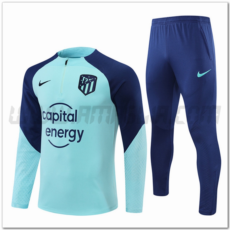 Tuta Allenamento Atletico Madrid Azzurro 2022 2023