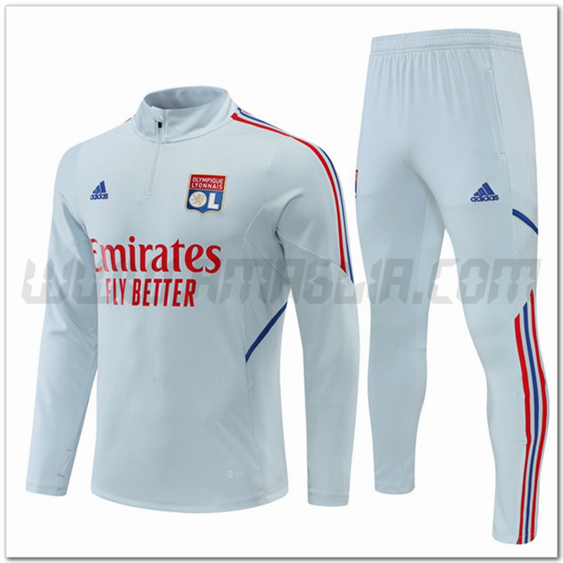 Tuta Allenamento Lyon Grigio 2022 2023