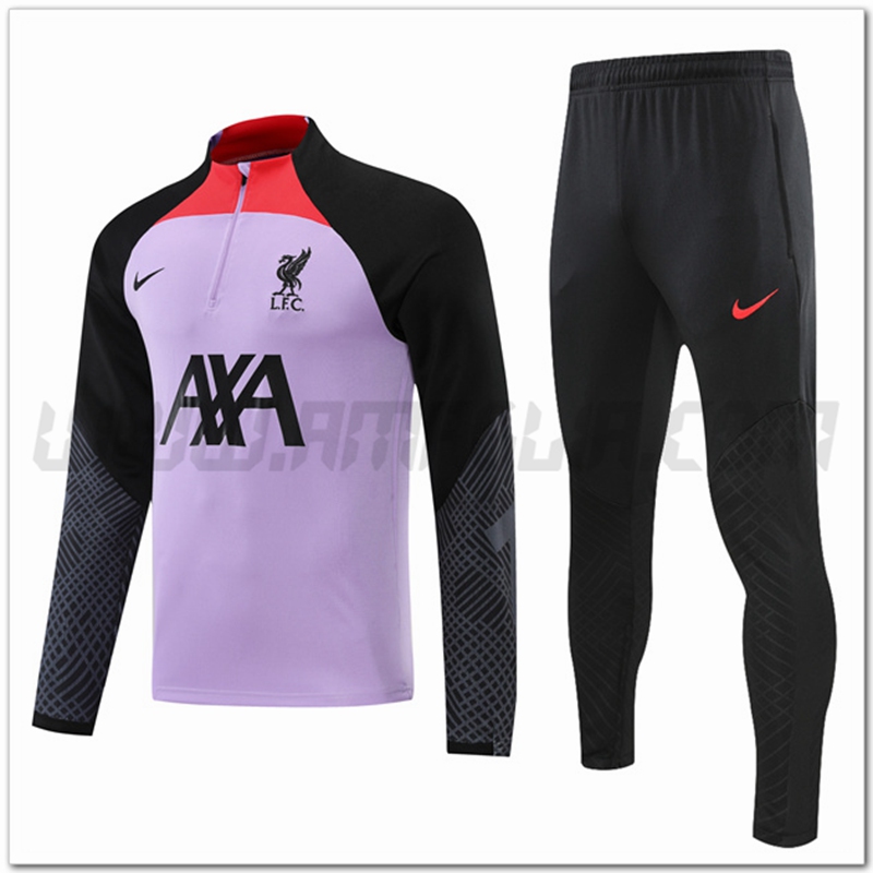 Tuta Allenamento FC Liverpool Viola/Nero 2022 2023