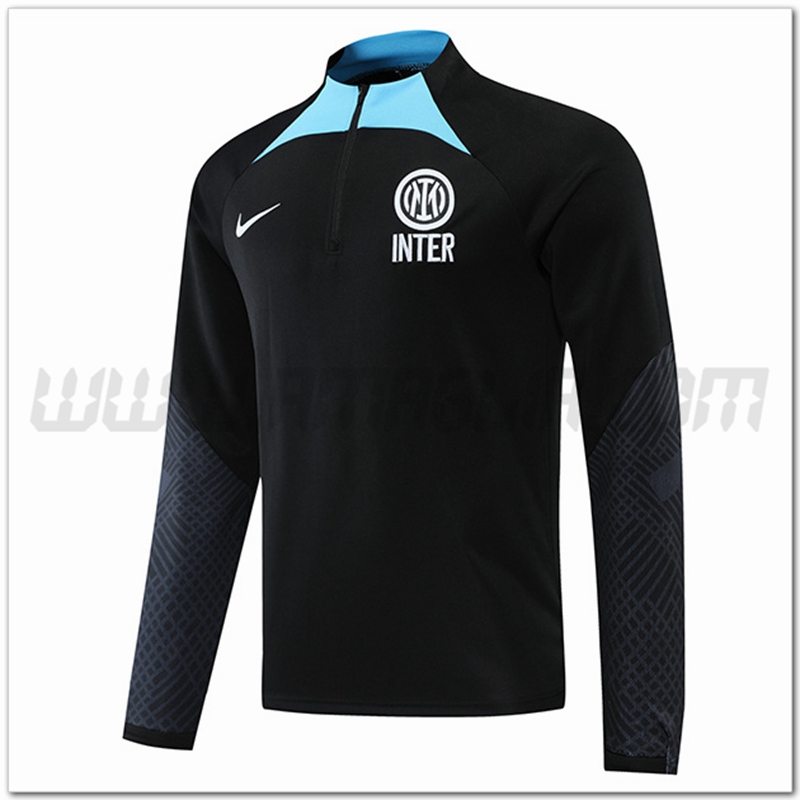 Felpa Allenamento Inter Milan Nero 2022 2023