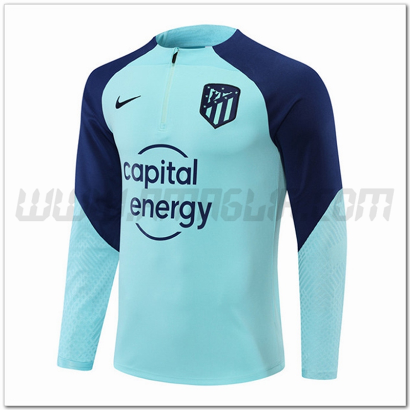 Felpa Allenamento Atletico Madrid Azzurro 2022 2023