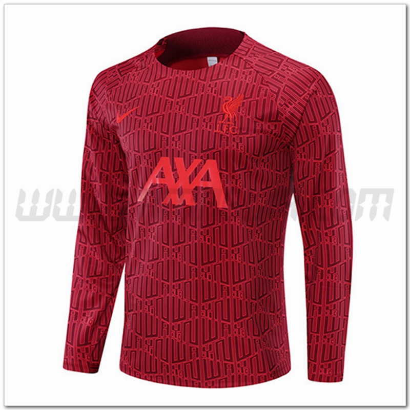 Felpa Allenamento FC Liverpool Marrone 2022 2023