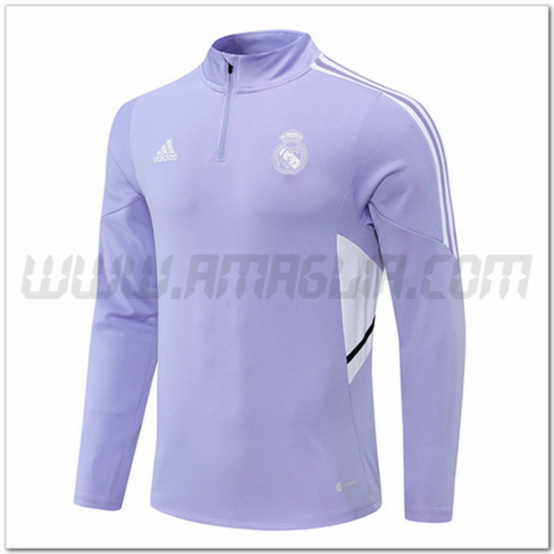 Felpa Allenamento Real Madrid Viola 2022 2023