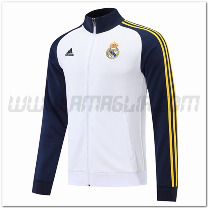 Giacca Calcio Real Madrid Bianco/Blu Marino 2022 2023