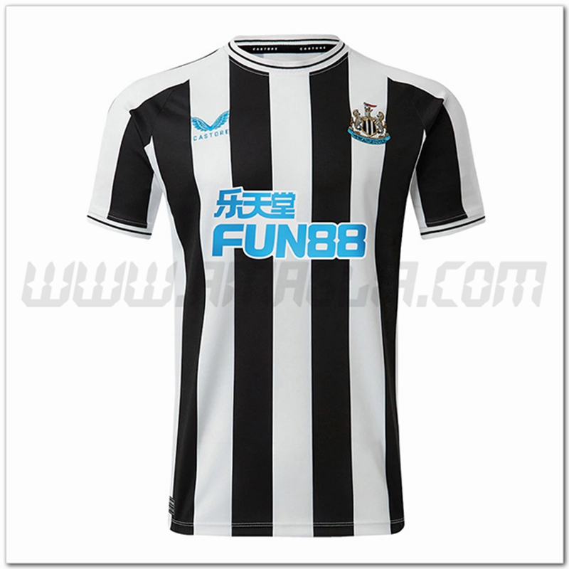 Newcastle United Prima Nuovo Maglia 2022 2023 Bianco Nero