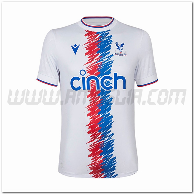 Crystal Palace Seconda Nuovo Maglia 2022 2023 Bianco