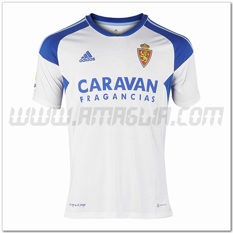 Real Zaragoza Prima Nuovo Maglia 2022 2023 Verde Bianco