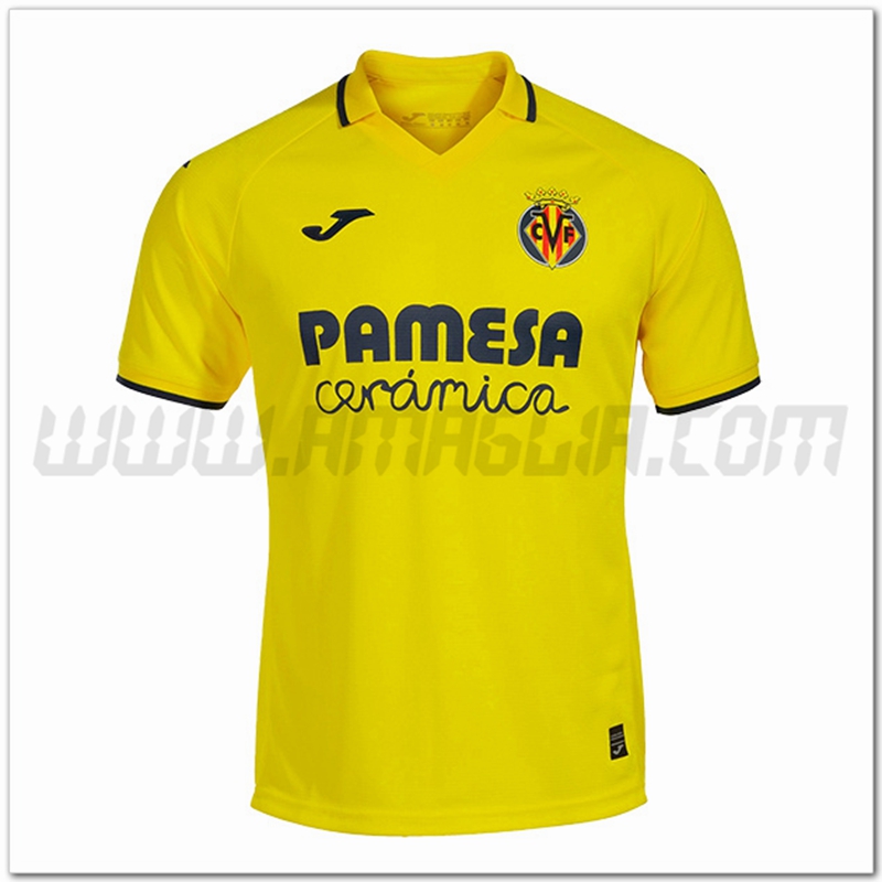 Villarreal CF Prima Nuovo Maglia 2022 2023 Bianco Nero