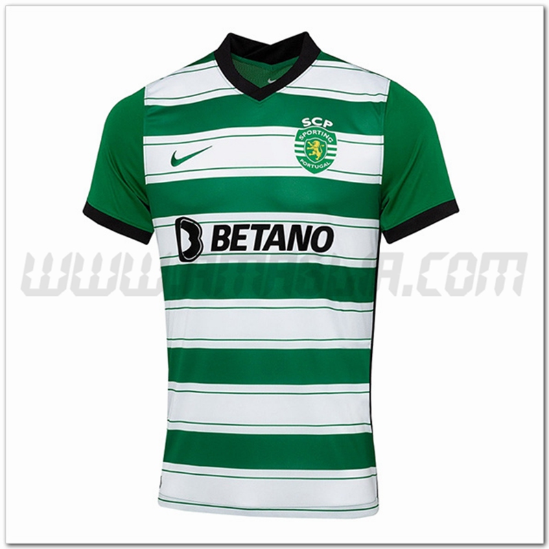 Sporting Lisbon Prima Nuovo Maglia 2022 2023 Giallo