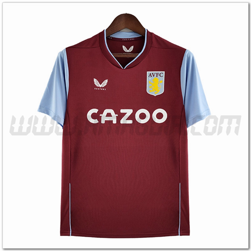 Prima Maglia Calcio Aston Villa 2022 2023