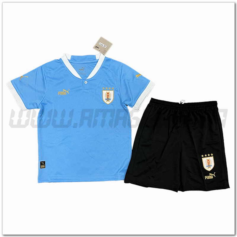 Kit Maglia Uruguay Bambino Prima 2022 2023