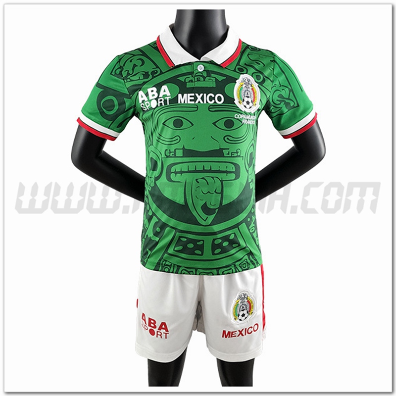 Prima Maglia Messico Bambino Retro 2022 2023