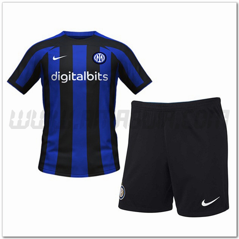 Kit Maglia Inter Milan Bambino Prima 2022 2023
