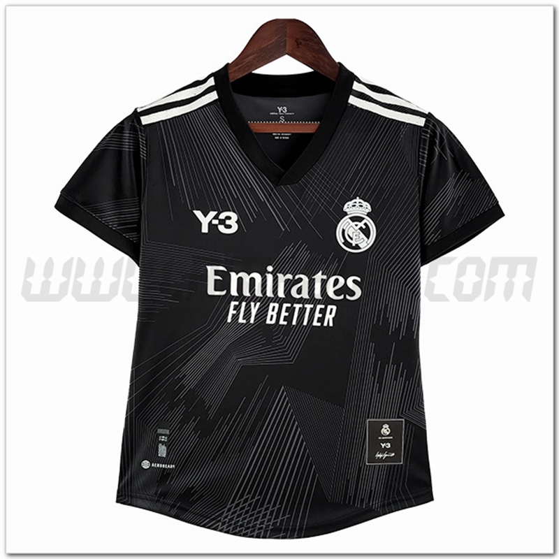 Maglia Real Madrid Donna Y3 2022 2023 Nero
