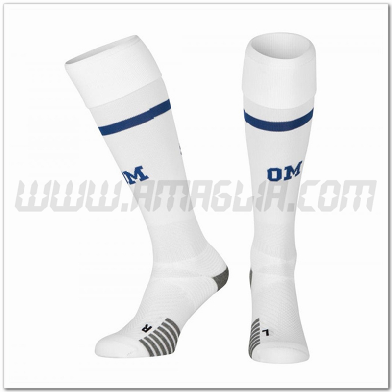 Calzini Calcio Marsiglia OM Prima 2022 2023 Bianco
