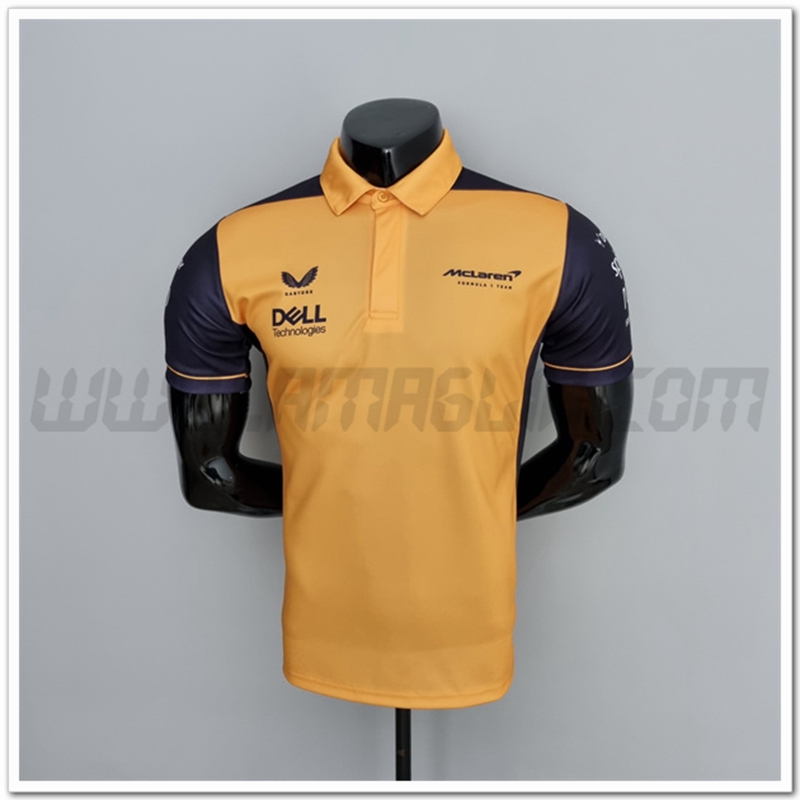 Maglia Polo F1 McLaren F1 Team 2022 Arancia