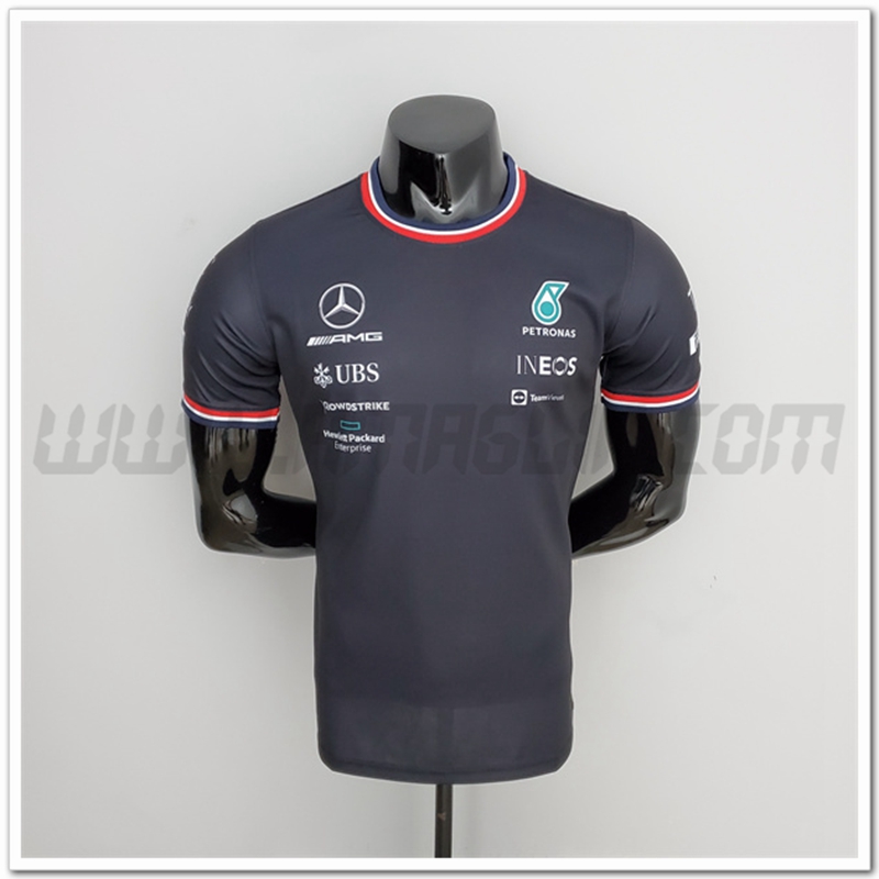 Maglietta F1 Mercedes Benz Nero 2022