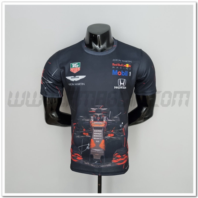 Maglietta F1 RedBull Racing Team Nero 2022