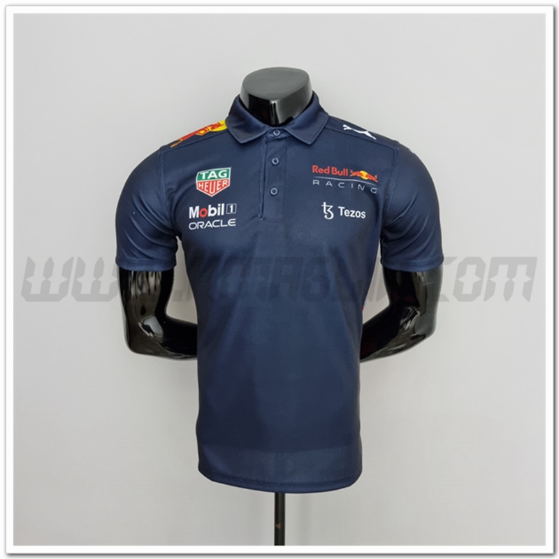 Maglia Polo F1 RedBull Racing Team Blu Reale 2022