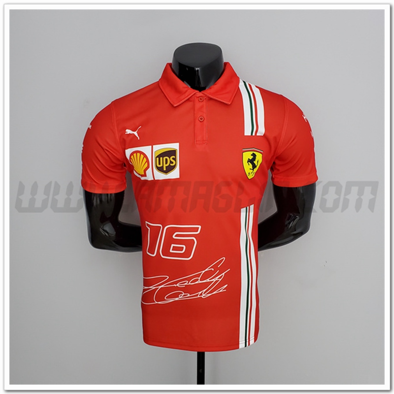 Maglia Polo F1 Scuderia Ferrari #16 LECLERC