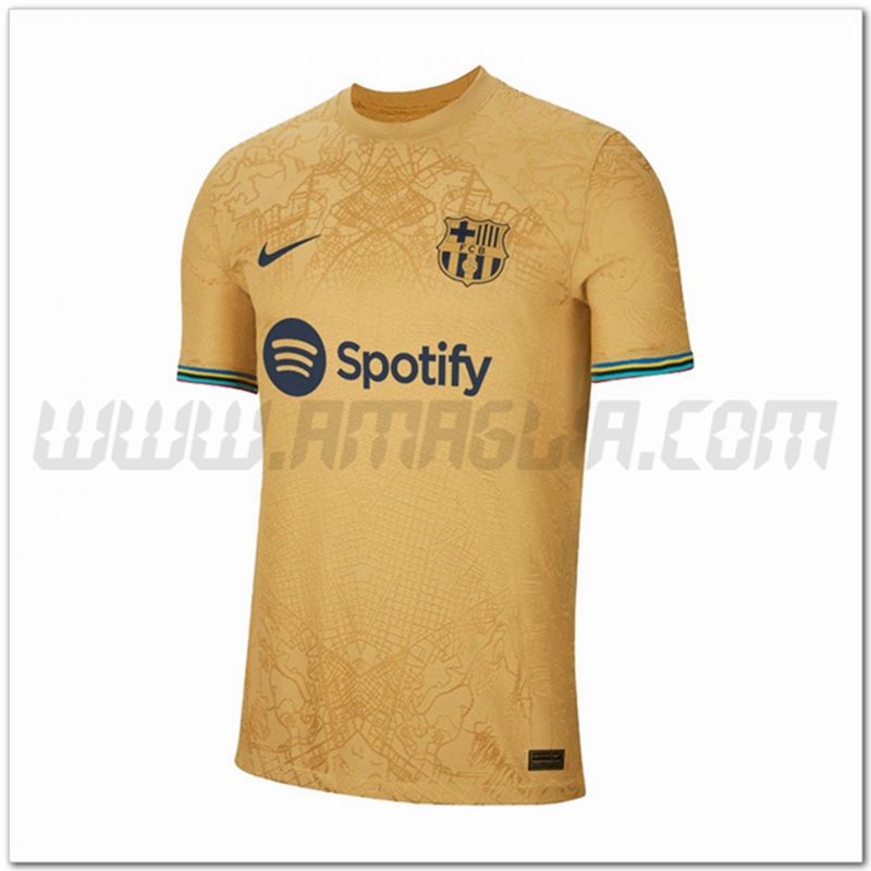 FC Barcellona Seconda Nuovo Maglia 2022 2023 Giallo scuro