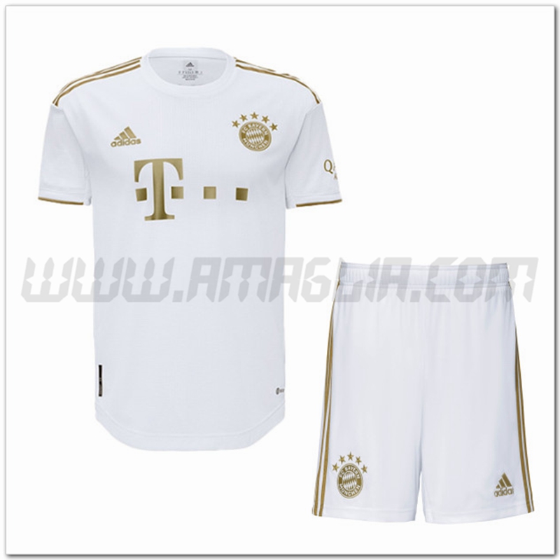 Kit Maglia Bayern Monaco Seconda + Pantaloncini 2022 2023