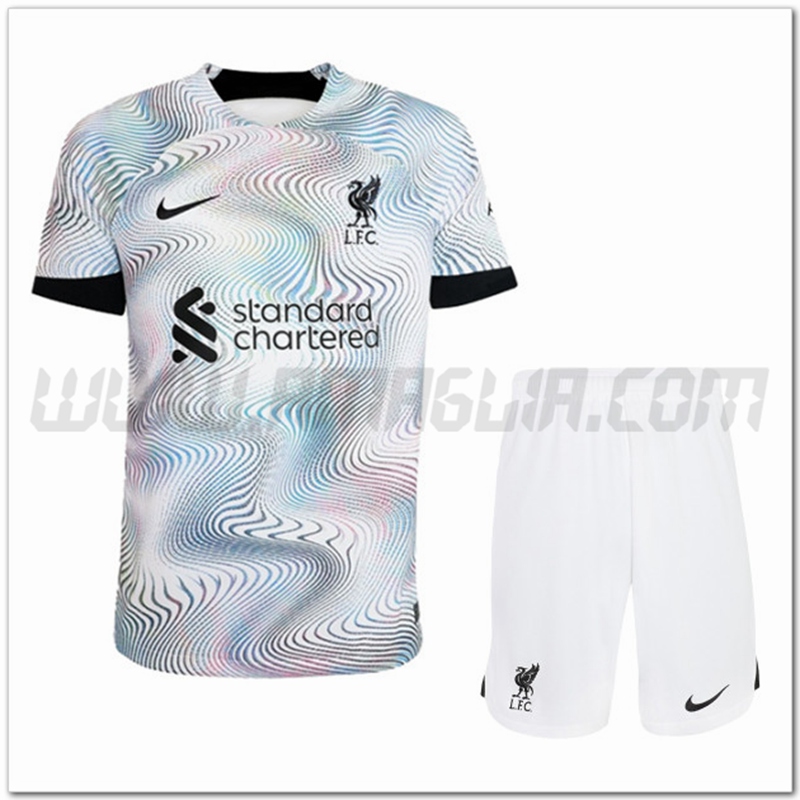 Kit Maglia FC Liverpool Seconda + Pantaloncini 2022 2023