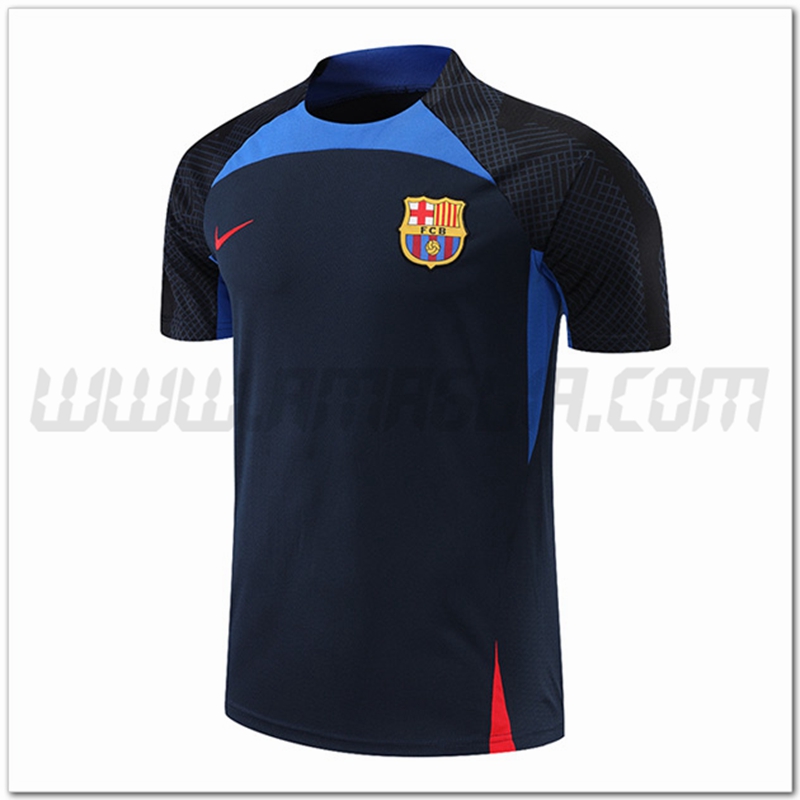 Maglia Allenamento FC Barcellona Blu Marino 2022 2023