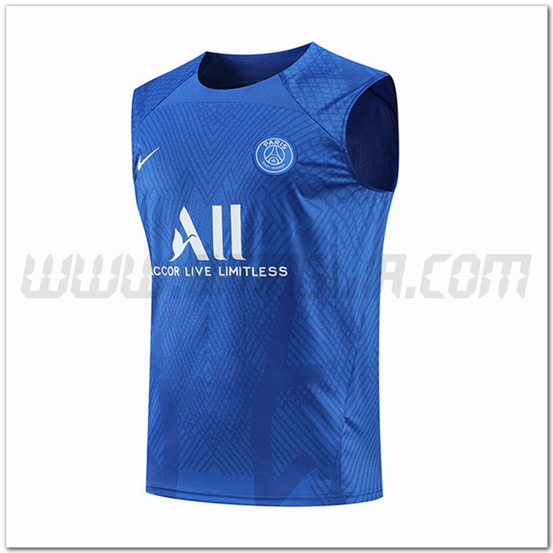 Canotta da Allenamento PSG Blu 2022 2023