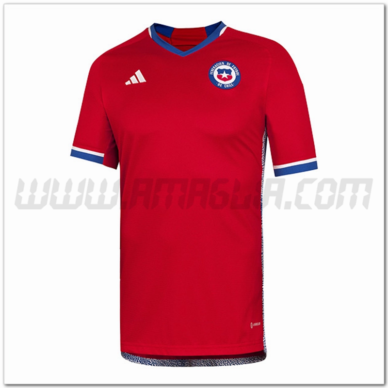 Nuovo Maglia Squadra Chile Prima 2022 2023