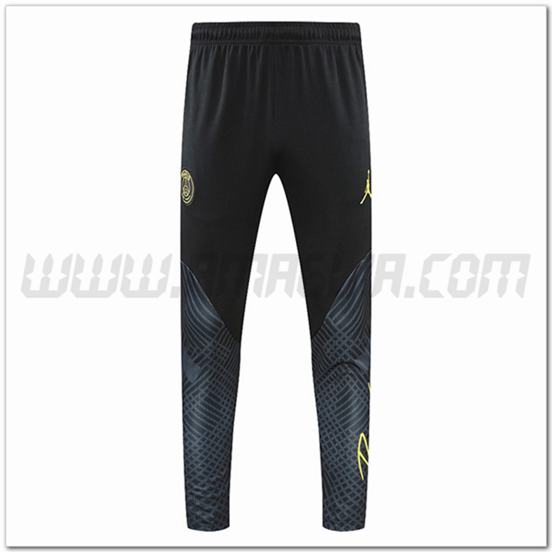 Pantaloni Allenamento Jordan PSG Nero/Grigio 2022 2023