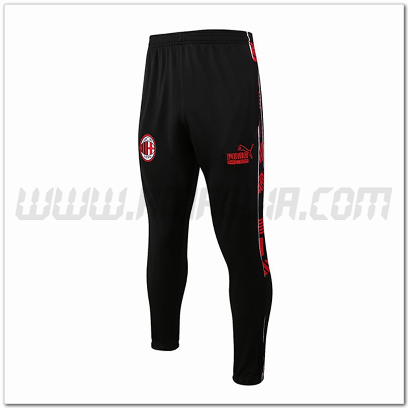 Pantaloni Allenamento AC Milan Nero 2022 2023 -02
