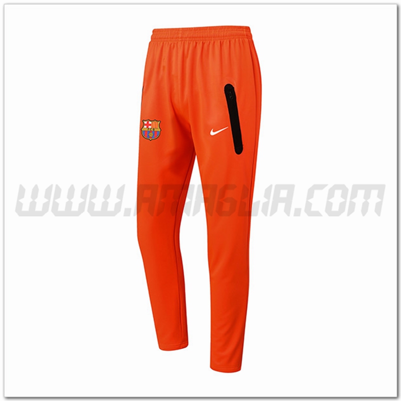 Pantaloni Allenamento FC Barcellona Arancia 2022 2023