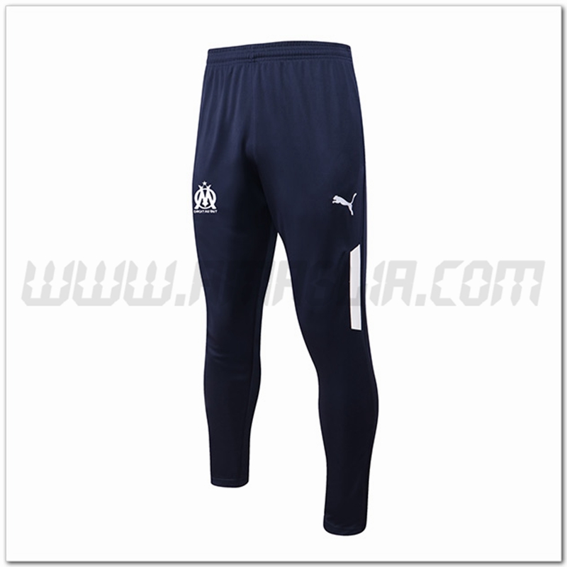 Pantaloni Allenamento Marsiglia Blu Marino/Bianco 2022 2023