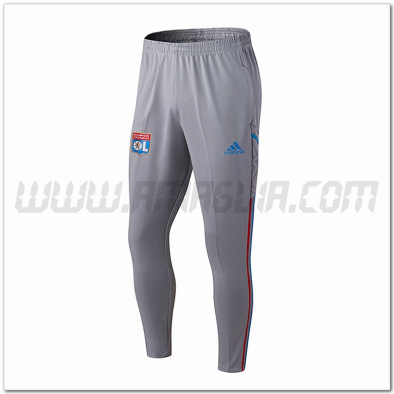Pantaloni Allenamento Lyon OL Grigio 2022 2023 -02