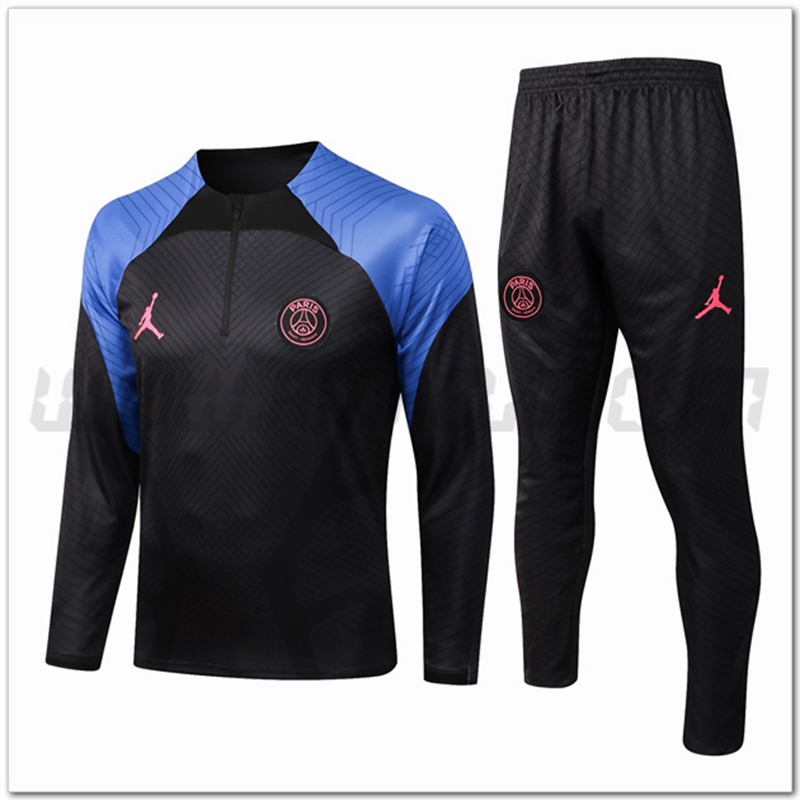 Tuta Allenamento Jordan PSG Nero/Blu 2022 2023