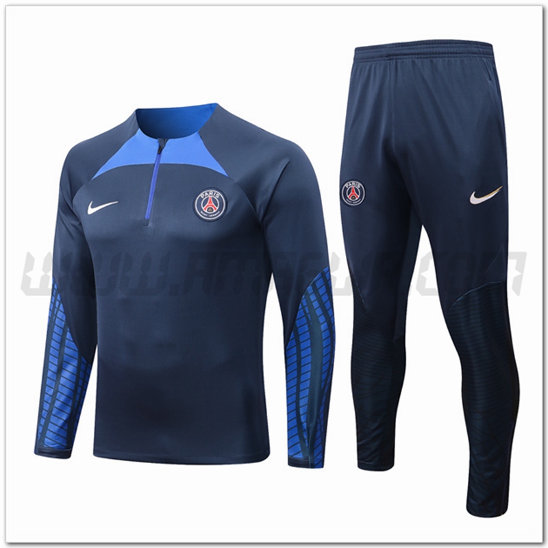 Tuta Allenamento NIKE PSG Blu Marino 2022 2023