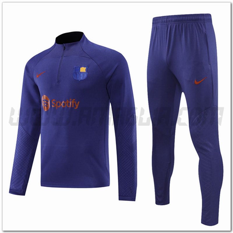 Tuta Allenamento FC Barcellona Viola 2022 2023