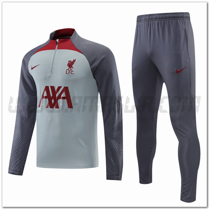 Tuta Allenamento FC Liverpool Grigio 2022 2023