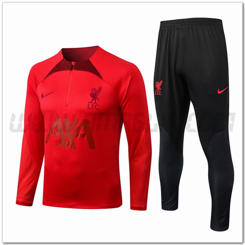 Tuta Allenamento FC Liverpool Rosso 2022 2023