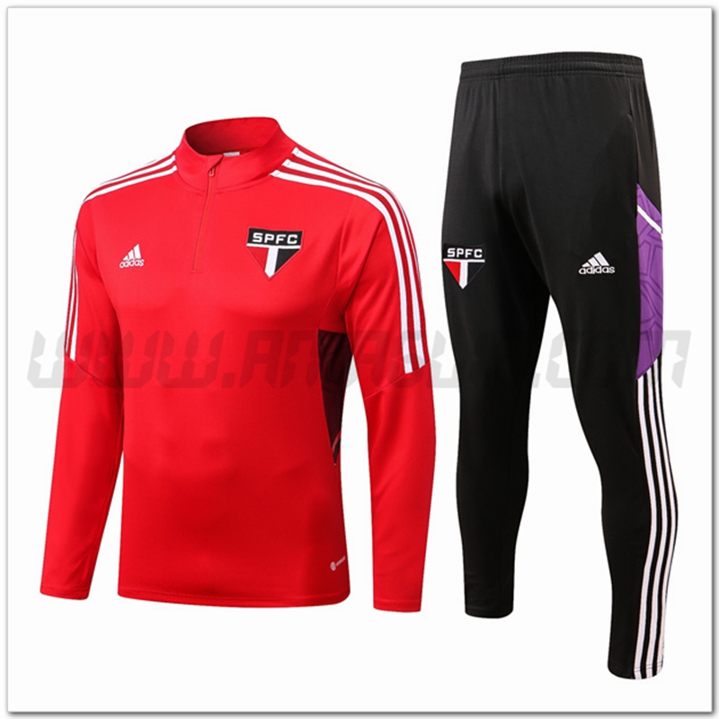 Tuta Allenamento Sao Paulo FC Rosso 2022 2023