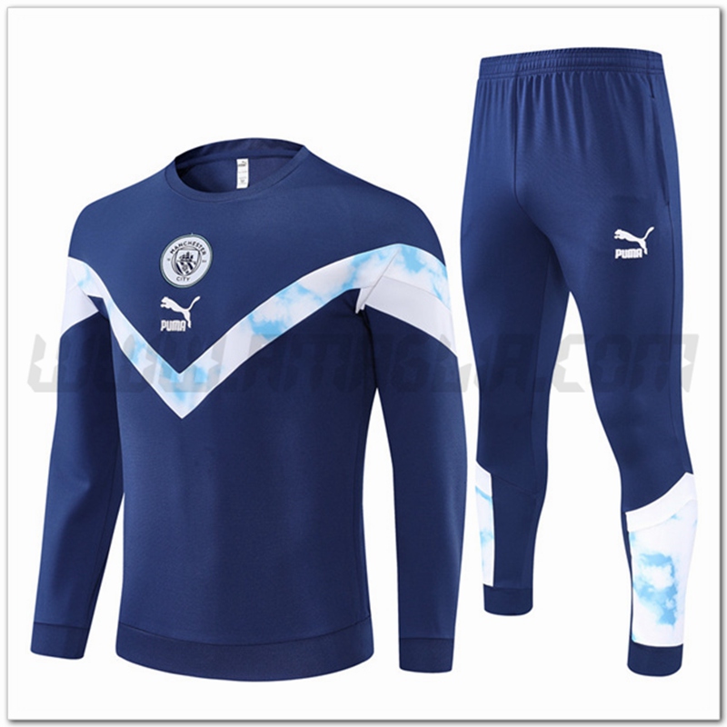 Tuta Allenamento Manchester City Blu Marino 2022 2023